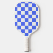 Classic visual sapphire checkerboard  ピックルボールラケット (正面)