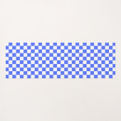 Classic visual sapphire checkerboard  ヨガマット (裏面(横))