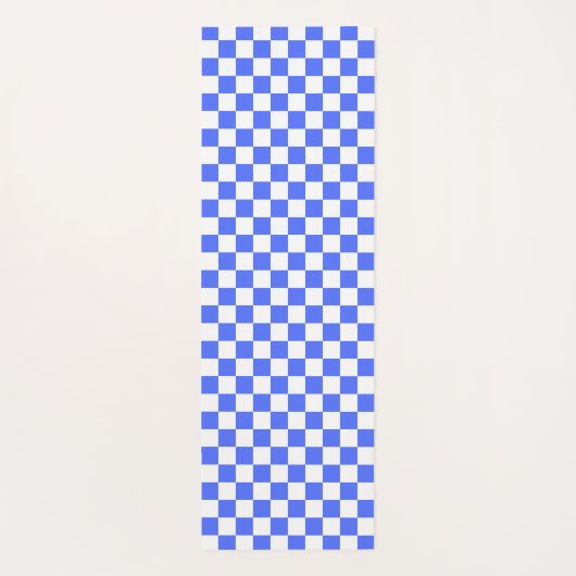Classic visual sapphire checkerboard  ヨガマット (裏面)