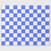 Classic visual sapphire checkerboard  ラッピングペーパー (フラット)