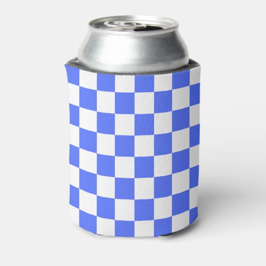 Classic visual sapphire checkerboard  缶クーラー (缶裏面)