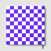 Classic visual violet checkerboard  ゲストブック (裏面)