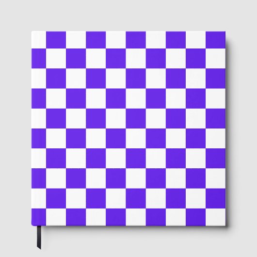 Classic visual violet checkerboard  ゲストブック (正面)