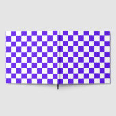 Classic visual violet checkerboard  ゲストブック (全面)