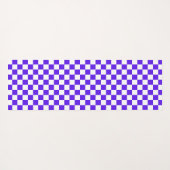 Classic visual violet checkerboard  ヨガマット (裏面(横))