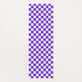 Classic visual violet checkerboard  ヨガマット (裏面)