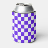 Classic visual violet checkerboard  缶クーラー (缶裏面)