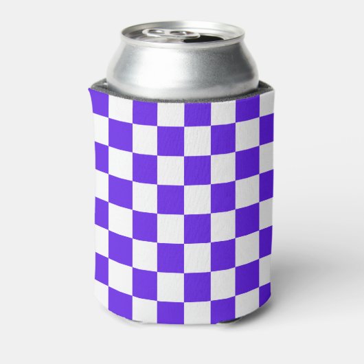 Classic visual violet checkerboard  缶クーラー (缶裏面)
