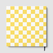 Classic visual yellow checkerboard  ゲストブック (裏面)