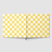 Classic visual yellow checkerboard  ゲストブック (全面)