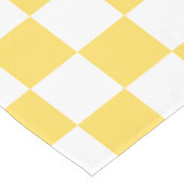 Classic visual yellow checkerboard  テーブルクロス (アングル)