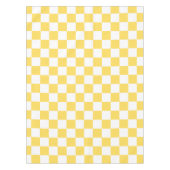 Classic visual yellow checkerboard  テーブルクロス (正面)