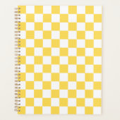 Classic visual yellow checkerboard  プランナー手帳 (正面)