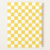 Classic visual yellow checkerboard  プランナー手帳 (裏面)