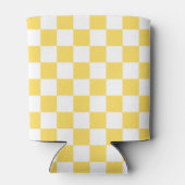 Classic visual yellow checkerboard  缶クーラー (裏面)