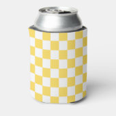 Classic visual yellow checkerboard  缶クーラー (缶裏面)