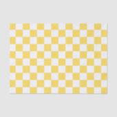 Classic visual yellow checkerboard  薄葉紙 (正面)