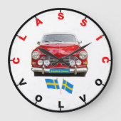 Classic Volvo Wall Clock ラージ壁時計 (正面)