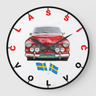 Classic Volvo Wall Clock ラージ壁時計