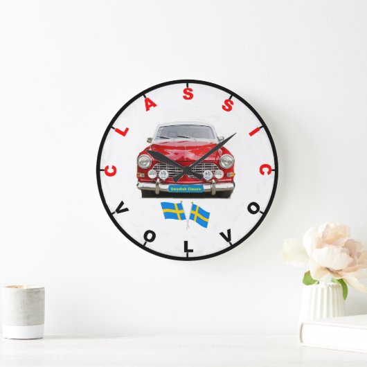 Classic Volvo Wall Clock ラージ壁時計 (ホーム)