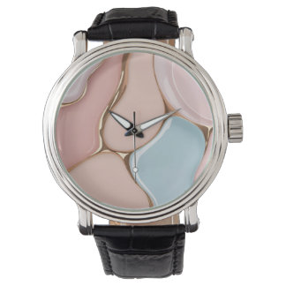 Classic watch in stylish abstract graphic 腕時計