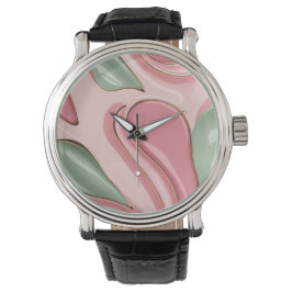 Classic watch in stylish abstract graphic 腕時計