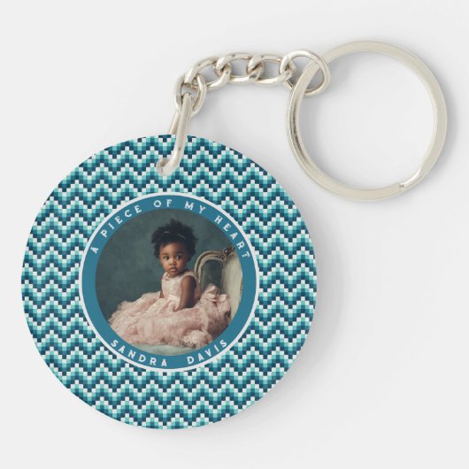 Classic Wedding Gift Ideas Stripe Pattern キーホルダー (裏面)