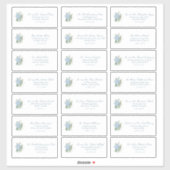 Classic Wedding Guest Address Labels シール (シート)