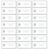 Classic Wedding Guest Address Labels シール (正面)