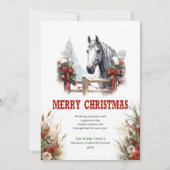 Classic Western Christmas greeting card design シーズンカード (正面)