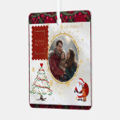 Classic Whimsical Photo  メタルオーナメント (正面左)