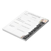 Classic White and Black business planner  Notepad ノートパッド (回転)