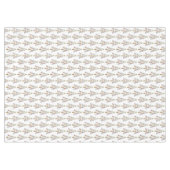 Classic White Colorful Christmas Tree Tablecloth テーブルクロス (正面(横))