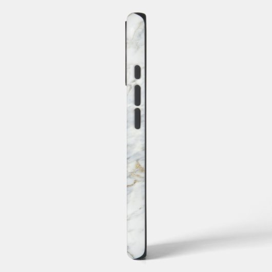 Classic White Marble & Gold Veins Case | iPhone 16 Case-Mate iPhoneケース (裏面 / 左)