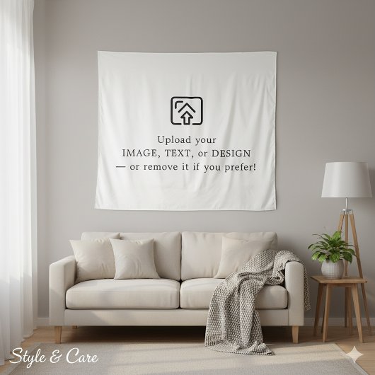 Classic White Tapestry – Make It Yours Today タペストリー