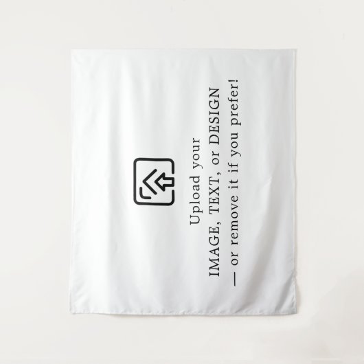 Classic White Tapestry – Make It Yours Today タペストリー (正面)