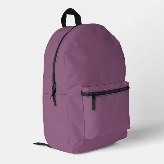 Classic Wine Color Backpack プリントバックパック (裏面左端)