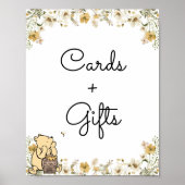 Classic Winnie-the-Pooh Cards And Gifts Sign ポスター (正面)