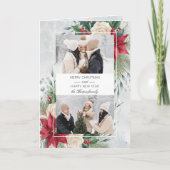 Classic Winter Botanical Two Photo シーズンカード (正面)