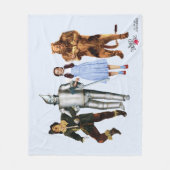 Classic Wizard of Oz Characters フリースブランケット (正面)