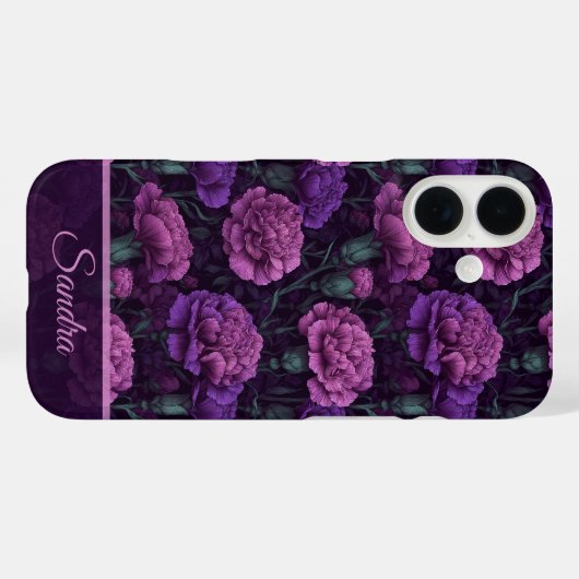 Classic Womens Accessories Carnation Floral Custom Case-Mate iPhoneケース (裏面 (横))