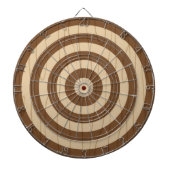 Classic Wooden Dartboard Rustic Wall Game Decor ダーツボード (正面)