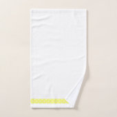 Classic Yellow Band + White Dots バスタオルセット (ハンドタオル)