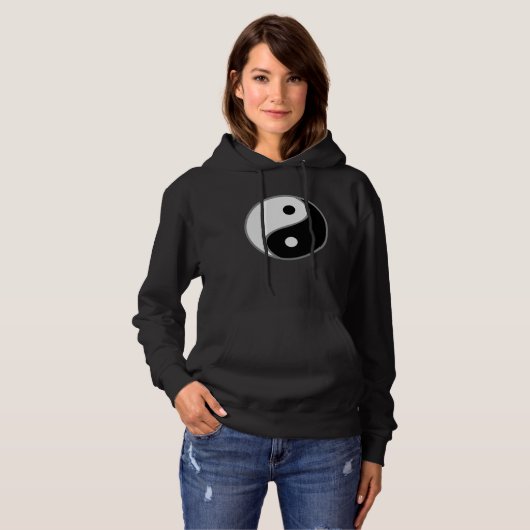 classic yinyang for balance life パーカ (正面フル)