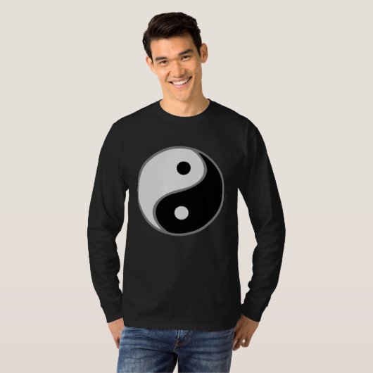 classic yinyang for balance life tシャツ (正面フル)
