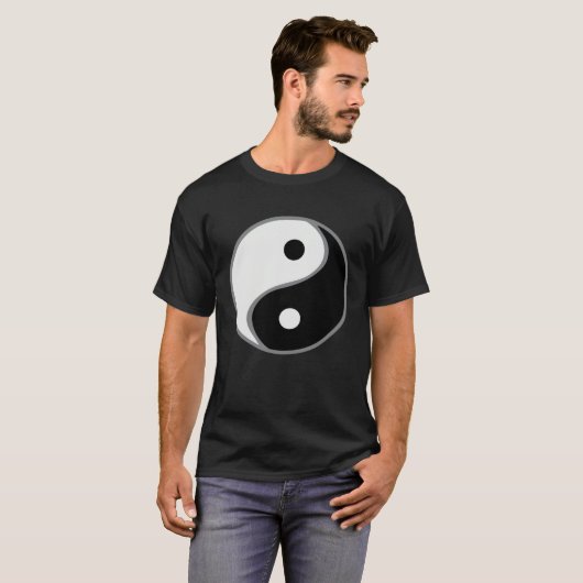 classic yinyang for balance life tシャツ (正面フル)