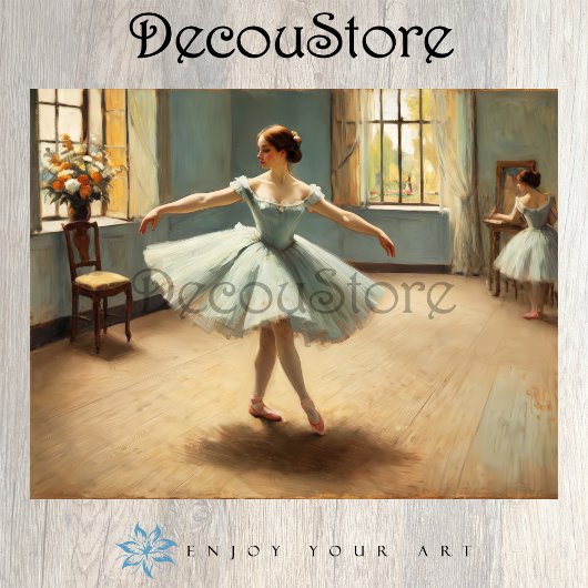 Classical Ballerina Studio Decoupage 薄葉紙