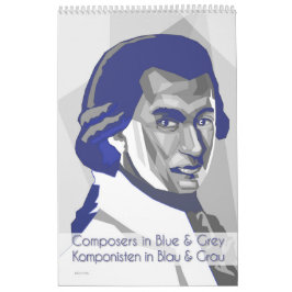 Classical Composers Calendar/Komponisten Kalender カレンダー