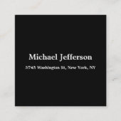 Classical Creative Trendy Black & White エンクロージャーカード (正面)