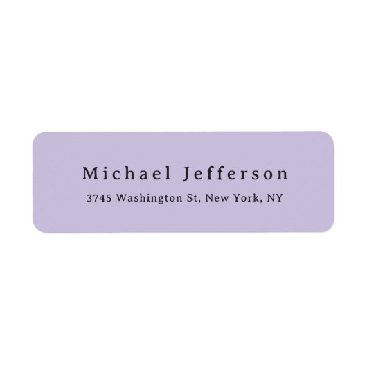 Classical Creative Trendy Pastel Color Minimalist ラベル (正面)